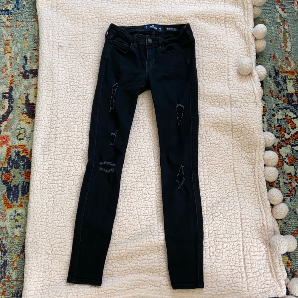 Black Hollister skinny jeans